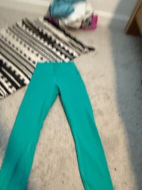 lululemon athletica Women's Teal Stretch Leggings